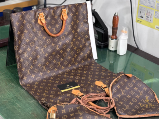 Tái Chế Túi LV Speedy Thành Túi Tote OntheGo - Ảnh 3